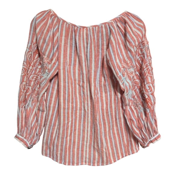 Anthropologie Akemi + Kin Audria Long-Sleeve Peasant Blouse - Picture 5 of 13